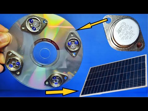 Видео: Как сделать солнечные батареи из транзисторов (MJ2955)