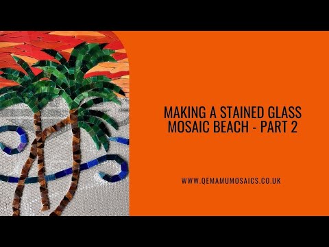 Видео: МОЗАИЧНОЕ ИСКУССТВО, ВДОХНОВЛЕННОЕ ГАВАЙЯМИ | СОЗДАНИЕ ОКЕАНСКИХ ВОЛН С ПОМОЩЬЮ ВИТРАЖНОГО СТЕКЛА...