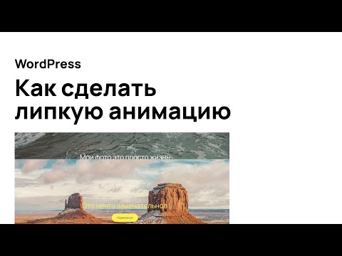 Видео: Анимация сайта в ВордПресс без навыков программирования на блочной теме