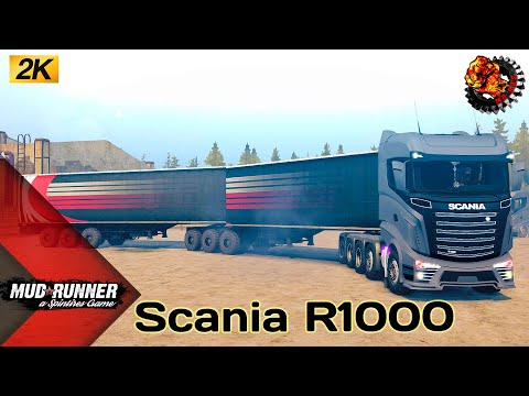 Видео: Scania R1000 Честный Обзор мода Spintires MudRunner