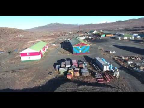 Видео: Поселок и ремонтная база "артели Полевая" октябрь 2016 года.
