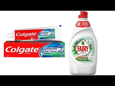 Видео: Вот что будет, если смешать моющее средство с зубной пастой удивит!💥Результат вас удивит!