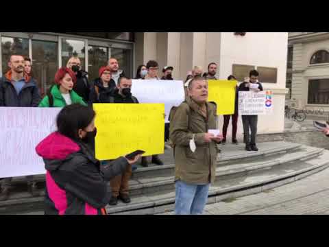 Видео: Изјава на Кочо Андоновски на протест пред ОЈО, 29.11.2021