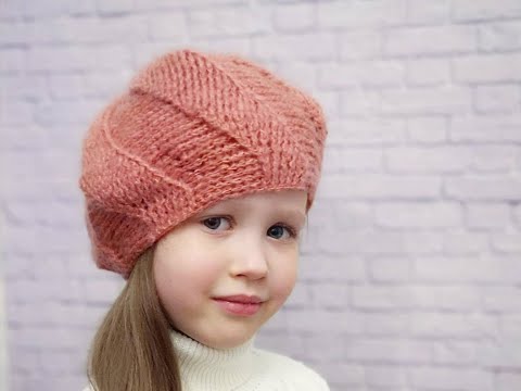 Видео: Берет крючком на осень//Как связать берет крючком//Crochet beret//