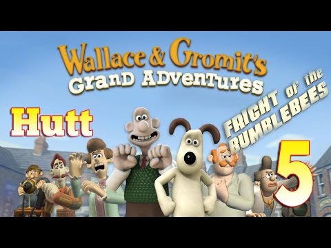Видео: Wallace and Gromit's Grand Adventures. Episode 1: Fright of the Bumblebees. #5 (Русская озвучка)