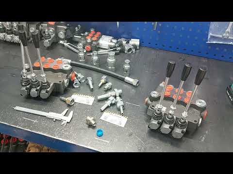 Видео: Определение типов резьб на гидравлических компонентах. На примере одинакового "ключа"