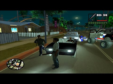Видео: Прювет Братаны - Grand Theft Auto: San Andreas RUSCAR