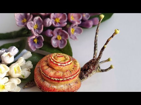 Видео: Мастер-класс улитка из ваты часть 2