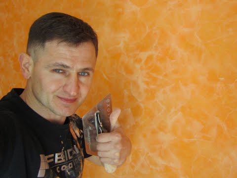 Видео: ВЕНЕЦИАНСКАЯ ШТУКАТУРКА👌👌👌  Нереально красивые прожилки 🔥🔥🔥 FEIDAL Мастер-класс😎