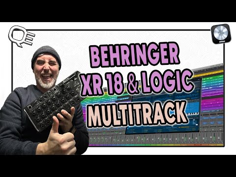 Видео: BEHRINGER XR 18 И МНОГОТРЕКОВАЯ УСТАНОВКА LOGIC