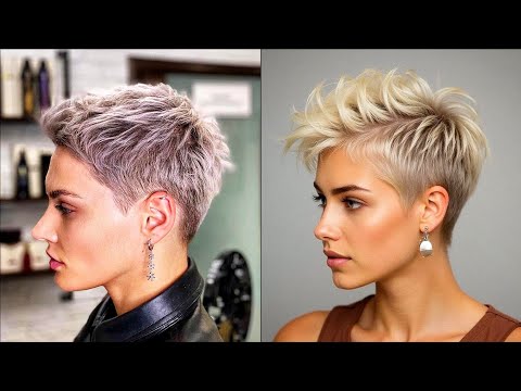 Видео: Стрижки пикси Pinterest для женщин старше 60 лет | Модные стрижки пикси Undercut 2025 | Стрижка д...