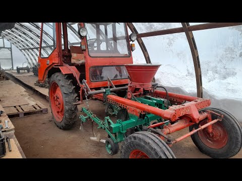 Видео: Чесночный междурядный рыхлитель на трактор Т-16