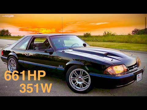 Видео: 351W Vortech с турбонаддувом Foxbody Mustang