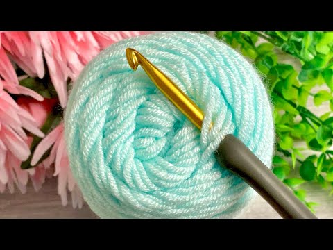 Видео: ПОСМОТРИТЕ на этот БЫСТРЫЙ и ПРОСТОЙ узор крючком! Очень Красивая вязка крючком для пледа