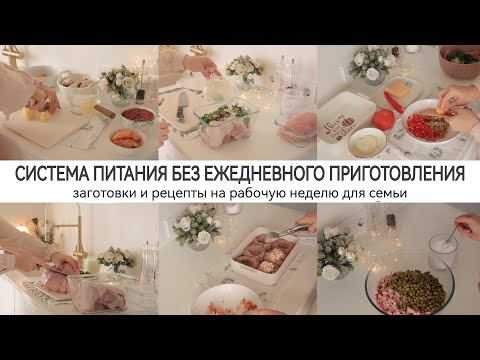 Видео: МЕНЮ НА НЕДЕЛЮ - БЕЗ ХЛОПОТ / ПРОСТЫЕ И ВКУСНЫЕ РЕЦЕПТЫ ДЛЯ СЕМЬИ / ЗАГОТОВКИ В ХОЛОДИЛЬНИК