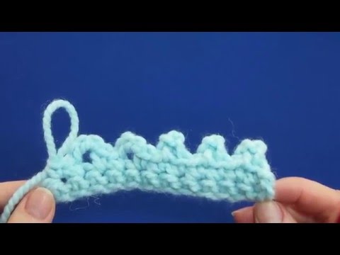 Видео: Пико крючком как вязать. Уроки вязания крючком Урок 12    How to knit the Picot crochet.