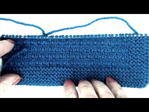 Видео: Связать спицами  элегантный узор для мужских изделий.