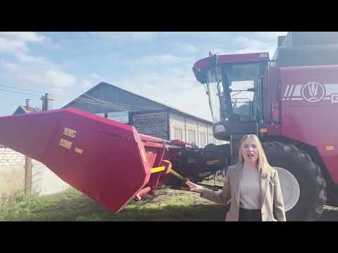 Видео: Жатка безрядковая для уборки подсолнечника ЖБП-8,4