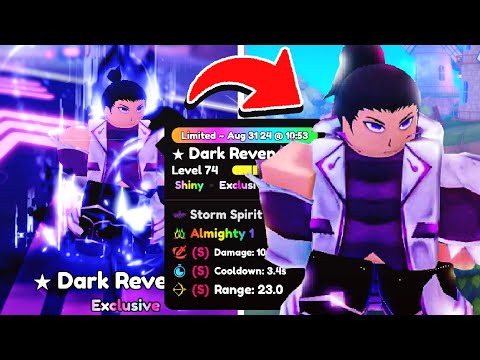 Видео: Потратив $30 000 Robux на 0,001% Shiny Almighty Dark Revenant в аниме-игре Defenders