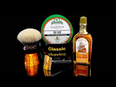 Видео: Бритьё! Yaqi 26мм, Stirling Bay Rum, Shake Sharp, Clubman Bay Rum, Gillette Platinum