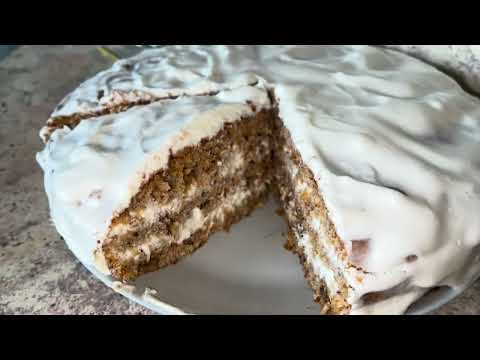 Видео: МОРКОВНЫЙ ТОРТ /СМЕТАННЫЙ  КРЕМ