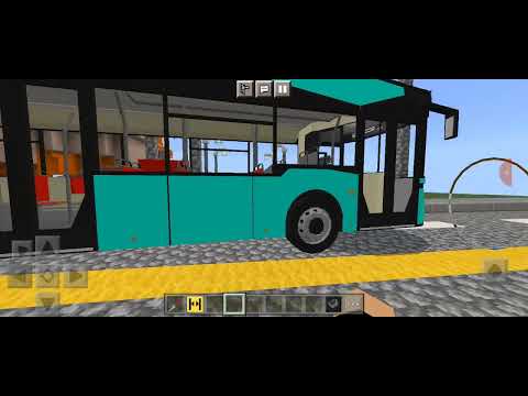 Видео: мод на автобус МАЗ в Minecraft на телефон модели затар