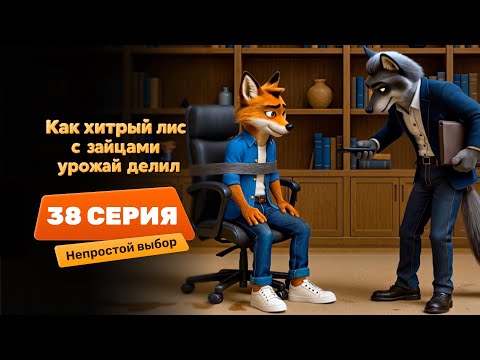 Видео: Серия 38 – Непростой выбор | Как хитрый лис с зайцами урожай делил