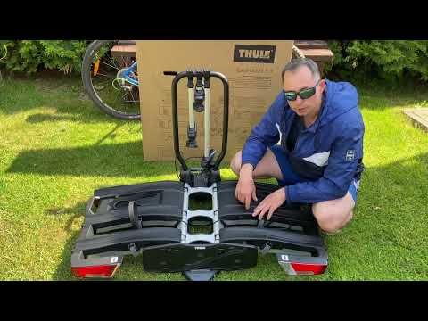 Видео: Обзор велокрепления на фаркоп Thule EasyFold XT F3
