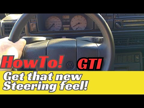 Видео: Как обновить рулевую колонку Golf mk2