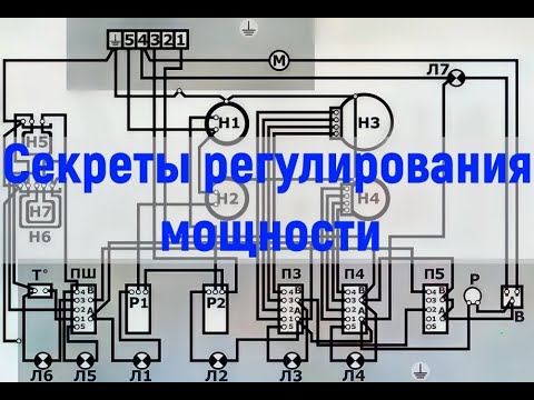 Видео: Как осуществляется ступенчатое регулирование мощности в электроплитах