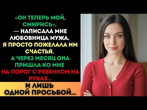 Видео: «Он теперь мой, смирись», — написала любовница. Но через месяц она пришла ко мне с просьбой...