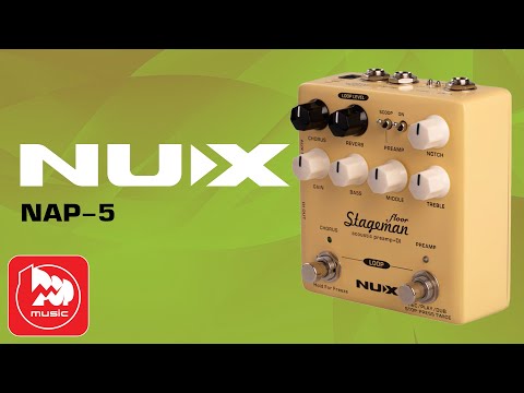 Видео: Предусилитель для акустических гитар Nux Stageman NAP-5