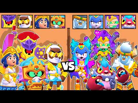 Видео: БОГИ против МОНСТРОВ | 4 на 4 | BRAWL STARS