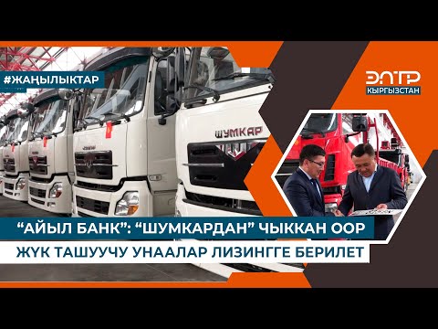 Видео: “АЙЫЛ БАНК”: “ШУМКАРДАН” ЧЫККАН ООР ЖҮК ТАШУУЧУ УНААЛАР ЛИЗИНГГЕ БЕРИЛЕТ
