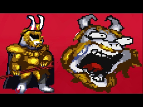Видео: Undertale Файтинг - Heroes of Determination | Asgore - мега имба
