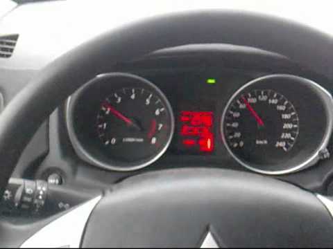 Видео: Mitsubishi ASX с МТ, работа круиз-контроля