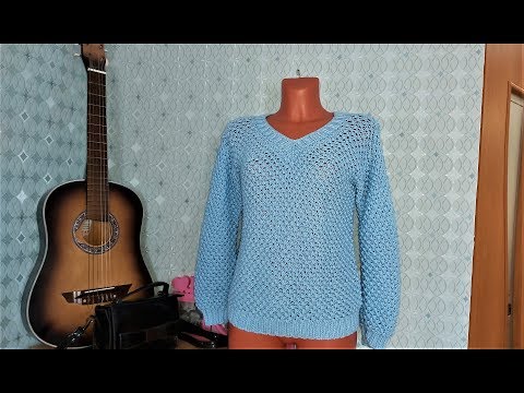 Видео: ВЯЗАЛЬНЫЙ VLOG-Что Сейчас ВЯЖУ // Обзор Джемперов Валерии //