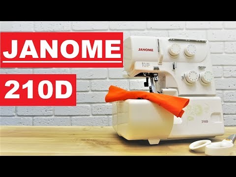 Видео: Оверлок Janome 210d видео отзыв от Папа Швей