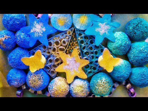 Видео: Мыло с крахмалом ASMR🎧 / Коробки / Шарики / ✨ Корзинки. Звуки расслабления😴