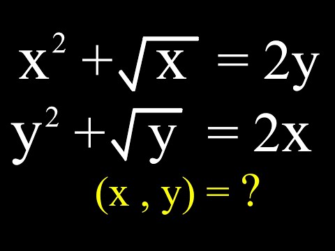 Видео: Можете ли вы решить это? | Математическая олимпиада (x,y) = ?