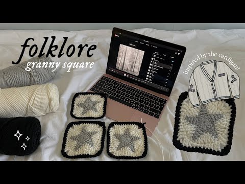 Видео: как связать крючком бабушкин квадрат по мотивам фольклорного кардигана | руководство для начинающих