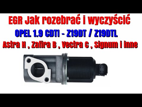 Видео: Как очистить EGR 1.9 CDTI Opel Z19DT Z19DTL