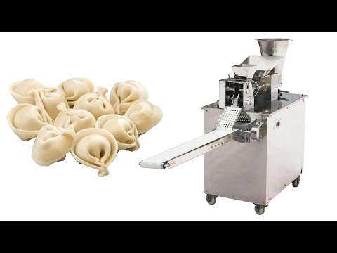 Видео: Производство полуфабрикатов: аппарат для производства пельменей, самсы, хинкали, мант SZ-80