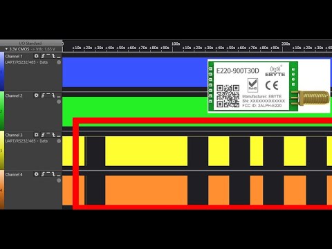 Видео: Ebyte E220-900T30D подвисает