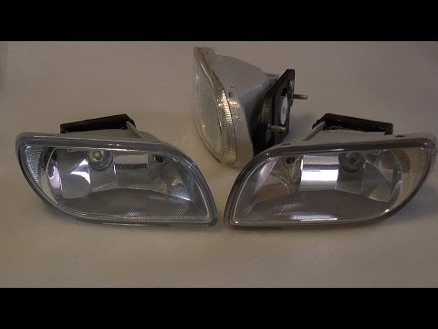 Видео: Противотуманные LED фары для Chevrolet Lacetti /дальнобойные/