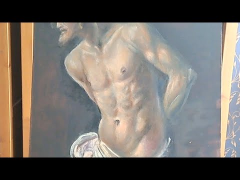 Видео: Копирую Караваджо. "Грязная" лессировка. ч.3./#caravaggio painting technique tutorial