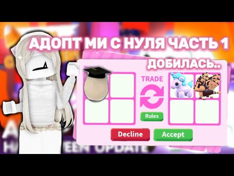Видео: ЧЕГОО..ПОЛУЧИЛА ТАКИХ ПЕТОВ…🫣/АДОПТ МИ С НУЛЯ/ ЧАСТЬ 1/ ADOPT ME 