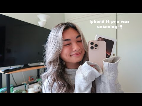 Видео: Распаковка iPhone 16 Pro Max! Забираю, распаковываю и настраиваю мой новый iPhone 16 Pro Max в цв...
