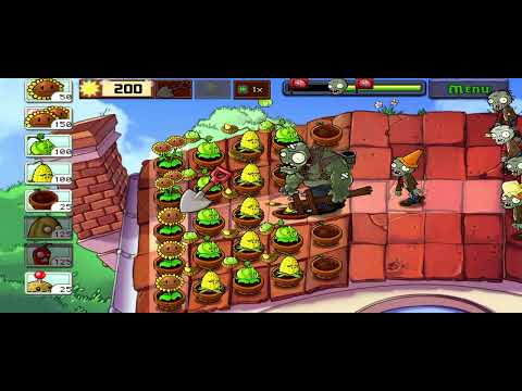 Видео: Прохожу уровень с Гаргантюа в игре Plants vs Zombies 