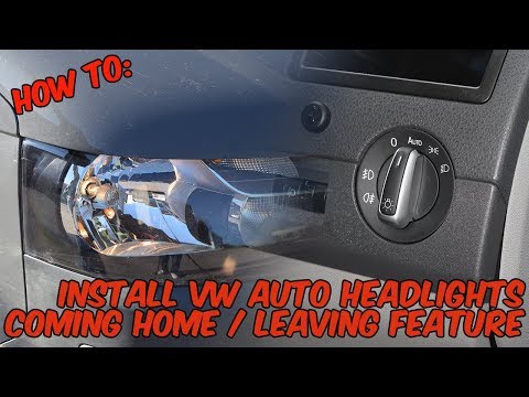 Видео: Как установить фары Volkswagen Auto и функцию Coming Home
